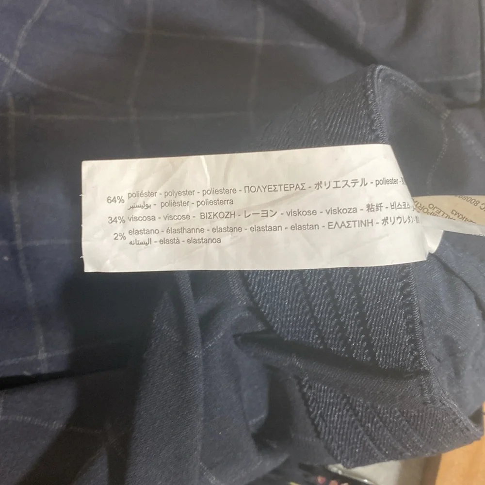 ZARA SLIM FIT COMFORT TROUSERS Size L